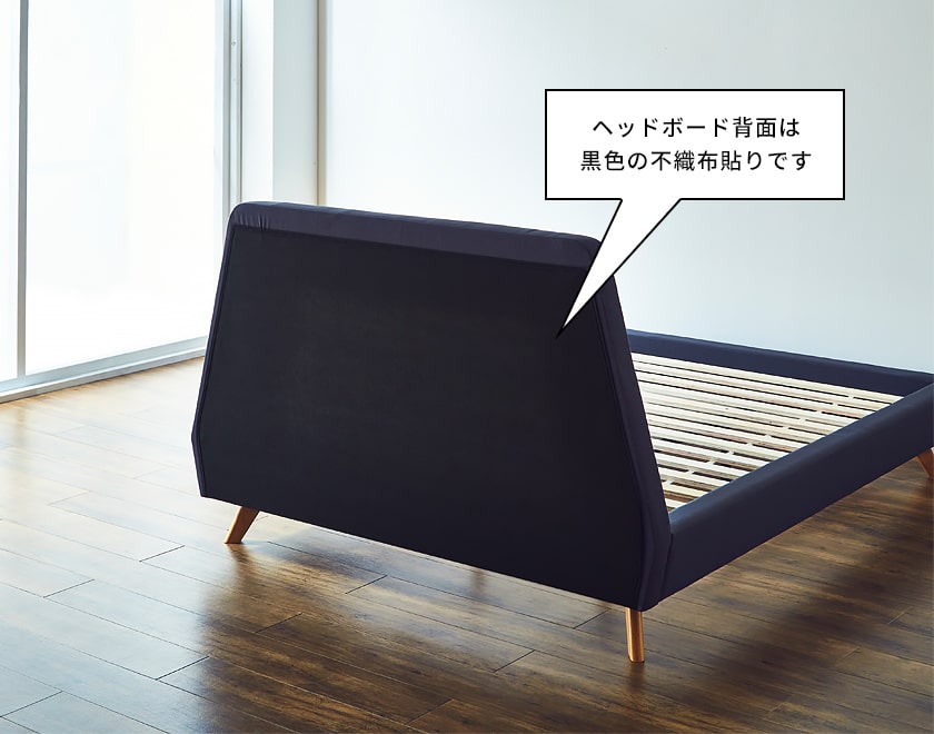 ポイント10倍】ファブリックベッド ダブル 厚さ25cmふわふかポケット