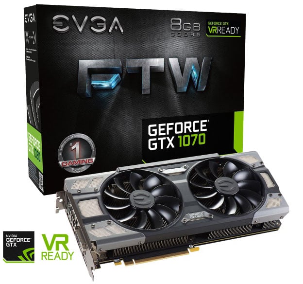 EVGA GeForce GTX 1070 8GB ACX 3.0 FTW Gaming - Inet.se