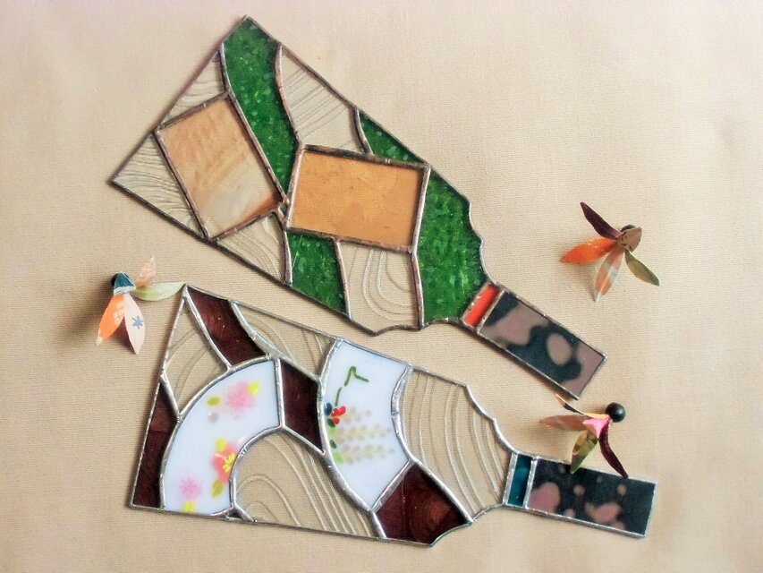 ガラスの羽子板 | iichi 日々の暮らしを心地よくするハンドメイドや