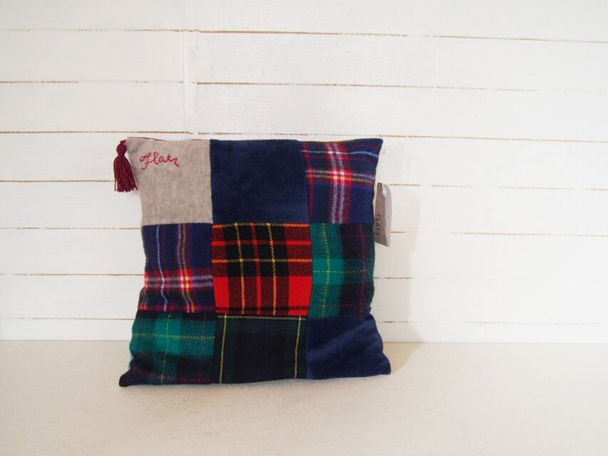 パッチワーククッションカバー | iichi 日々の暮らしを心地よくする