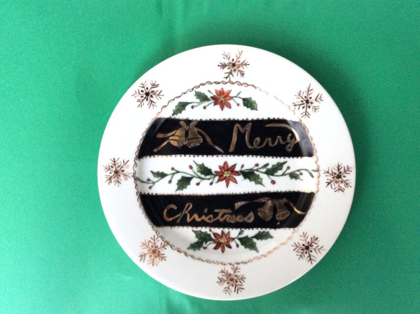 18cmのクリスマスプレートNo2 | iichi 日々の暮らしを心地よく