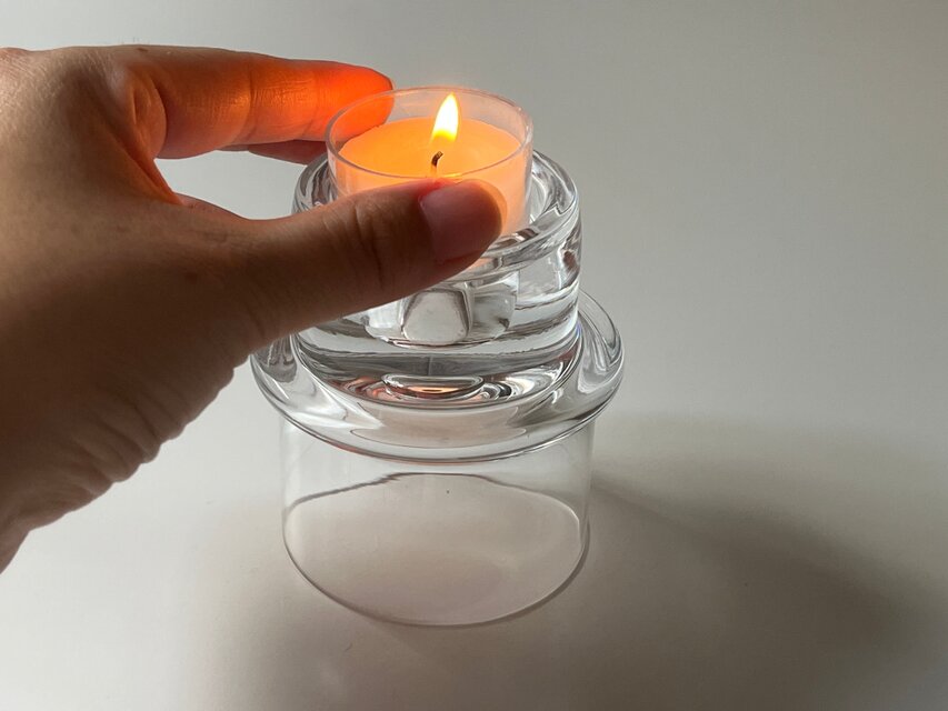 nuutajarvi】Tuikku （大）ブラケットホルダー 付き ランタン