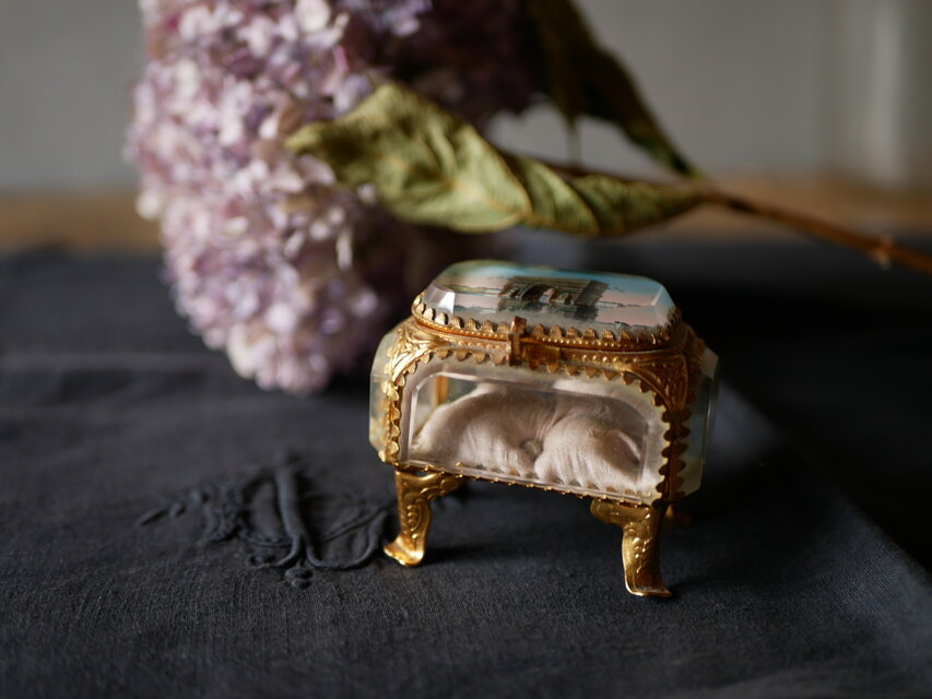 凱旋門 フランスアンティーク ジュエリーケース ジュエリーボックス