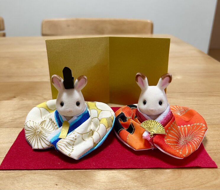 シルバニア 豪華な雛人形の衣装 | iichi 日々の暮らしを心地よくする