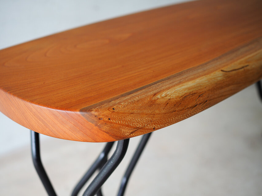 一点モノ ｜ケヤキ 無垢材 の ベンチ ・ エントランススツール ｜有機