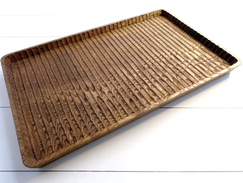 予約商品】我谷盆 栗 38×24×2.5cm ブラウン | iichi 日々の暮らしを