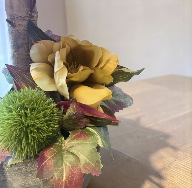 光触媒 人工観葉植物 ウォールグリーン フェイクグリーン 桜アレンジ