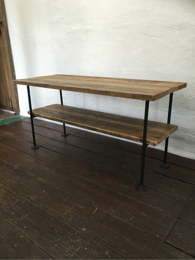 古材 ワークデスク テーブル 作業台 パソコン机 ダイニングテーブル 机