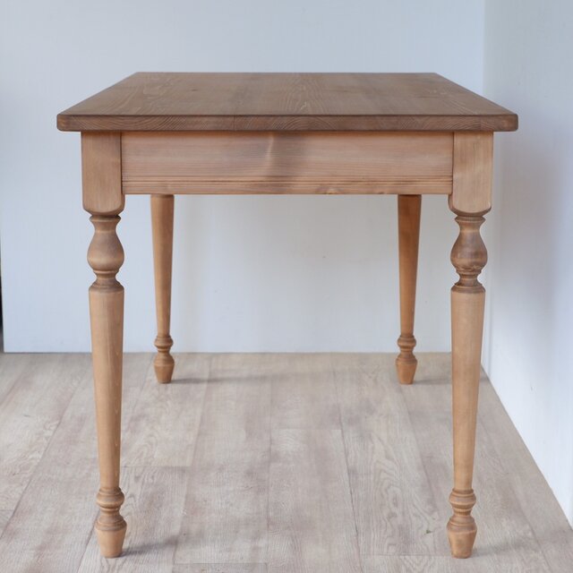 ダイニングテーブル テーブル 天然木 シンプル アンティーク風