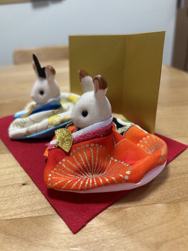 シルバニア 豪華な雛人形の衣装 | iichi 日々の暮らしを心地よくする