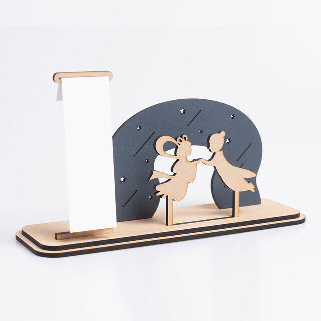 七夕飾り 織姫と彦星 天の川 竹と笹 置物 短冊付き | iichi 日々の