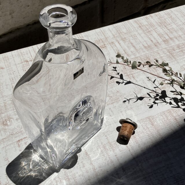 北欧＊エリック・ホグラン/スタイリッシュなクリアボトル/ヴィンテージ