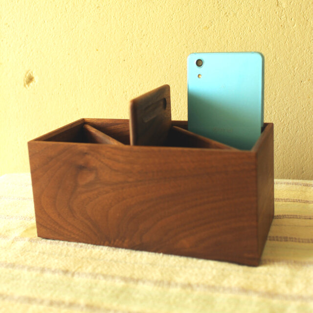 リモコンスタンド ウォールナット 一品物 | iichi 日々の暮らしを
