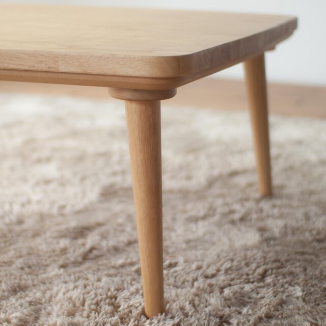 栗のひとりこたつ ［ こたつ単体 / 幅90cm / フラットヒーター