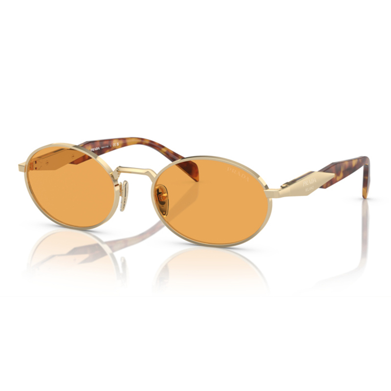 Prada Women's Designer Oval RX-Sunglasses PR65ZSZVN02Z Orange