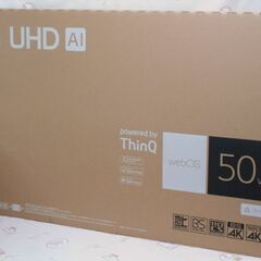 ♪LG スマートテレビ 50UT801C0JB 50型 Smart TV 2025年 未開封