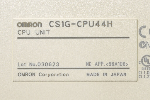 オムロン CPUユニット CS1G-CPU44H (03年製) | 保守部品.com