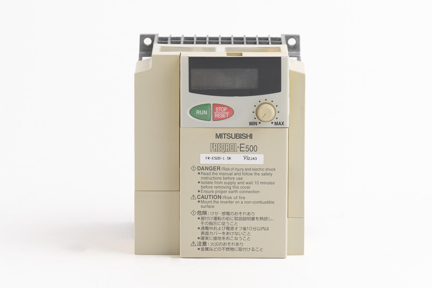 三菱電機 インバーター1.5Kw FR-S520E-1.5K FR-S520E-1.5K インバータ