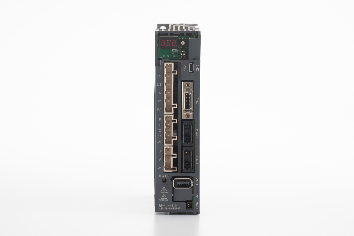 三菱 ACサーボアンプ MR-J3-10B (電源ON累積時間40956h・欠け・割れ