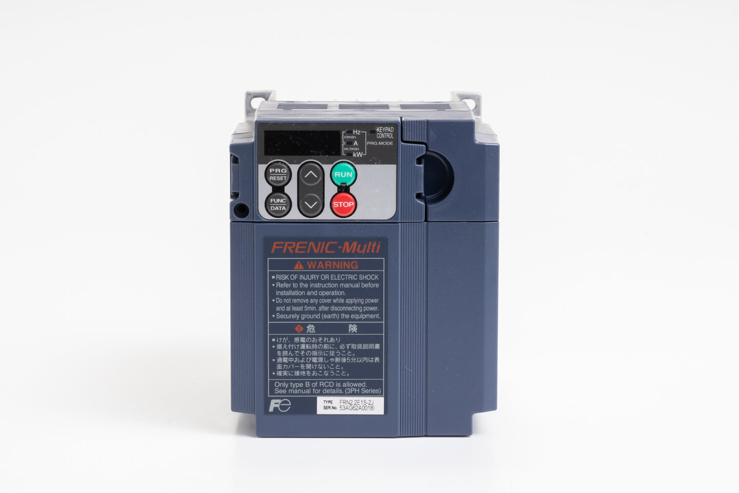 富士電機 インバータ FRN2.2E1S-2J (累計稼働時間1770h) | 保守部品.com