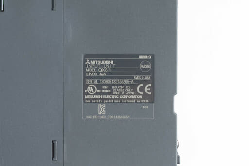 三菱 DC入力ユニット (マイナスコモンタイプ) QX81 (11年製) | 保守