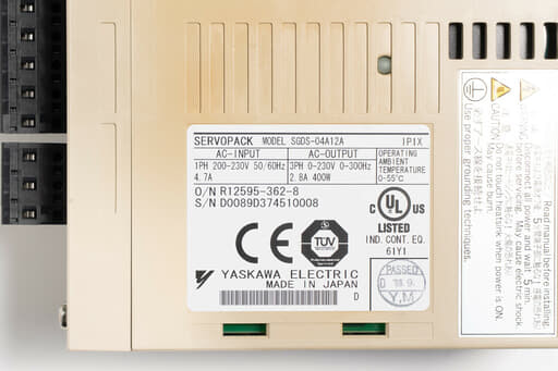 安川電機 ACサーボパック SGDS-04A12A (ソフトVer0024) | 保守部品.com