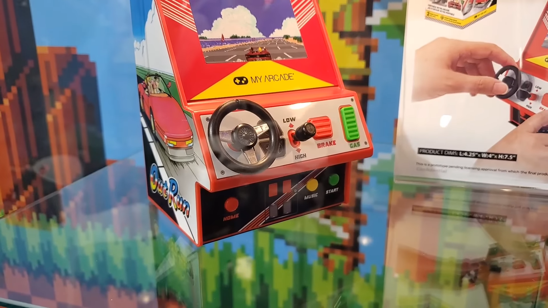 The Namco Museum Mini Player is a tiny arcade for your desk
