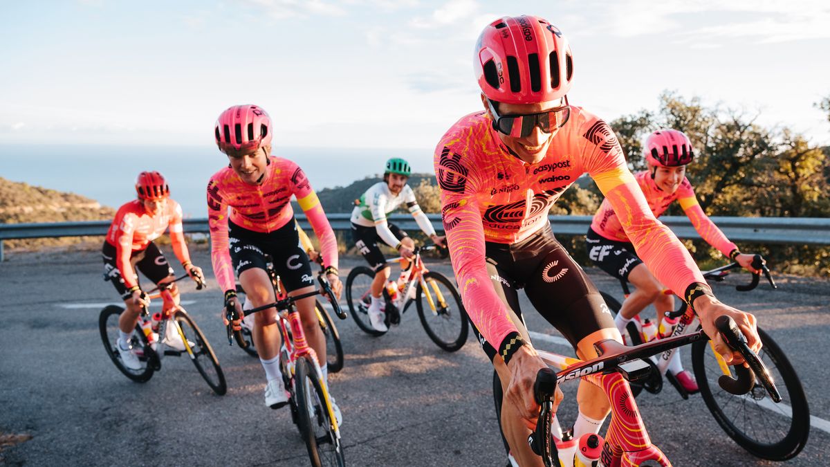 New EF Pro Cycling kits add bright yellow, return to white socks