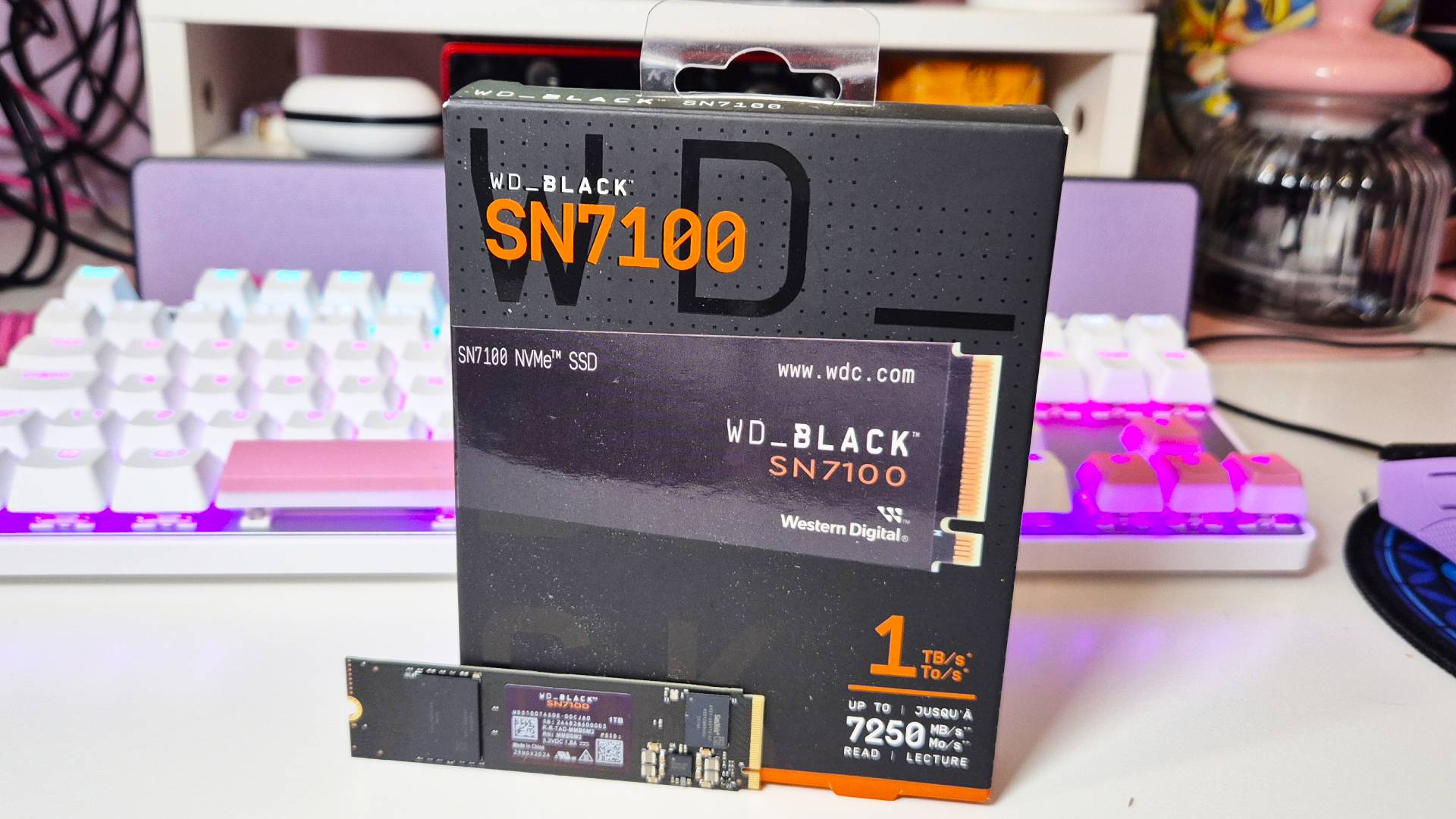 The 1TB WD Black SN7100 SSD isn't quite as speedy as I hoped, but