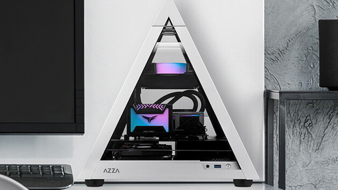 Azza's Tiny New Pyramid 806 Case Supports Mini-ITX Motherboards