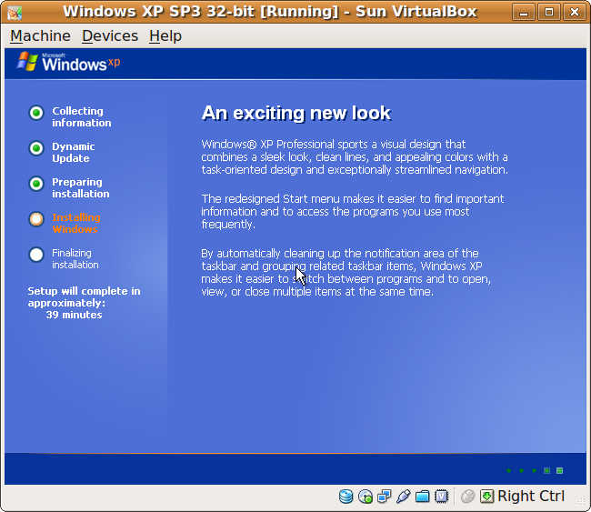 Installing Windows XP On The VM - How To: Windows XP Mode In
