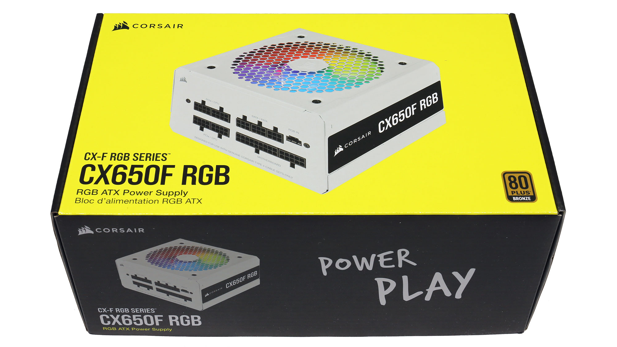 CORSAIR CX650F RGB — 650w PSU 中古 CORSAIR CX650F RGB — 650w PSU