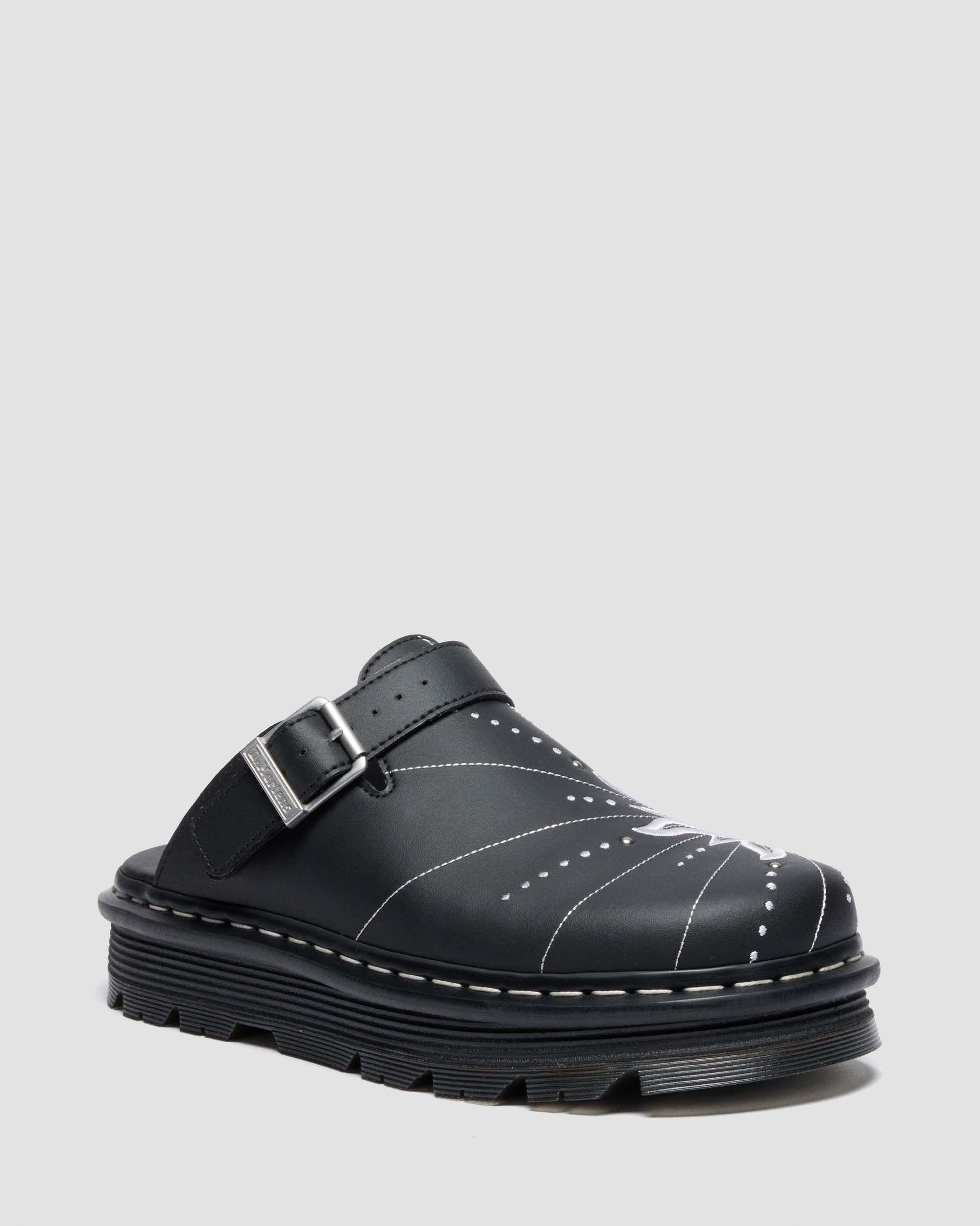 Zebzag Mule Solar Flare in Black | Dr. Martens