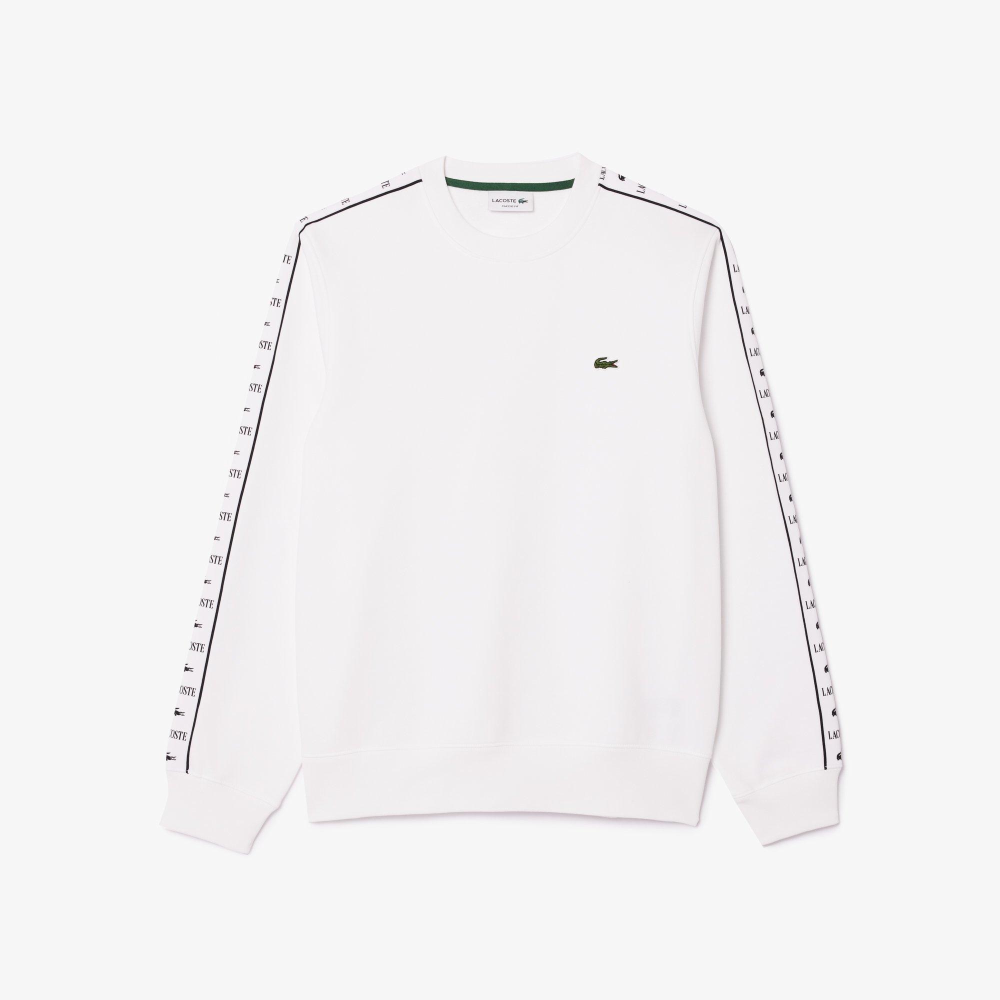 Lacoste Men's Stripe Logo Crew Sweatshirt | USC