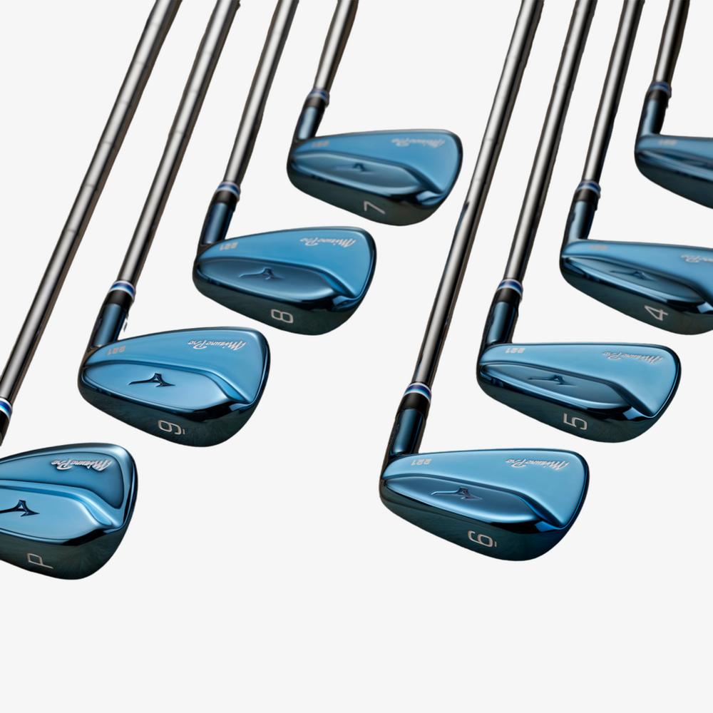 Mizuno Pro 221 Limited Edition Blue Irons w/ Steel Shafts | PGA