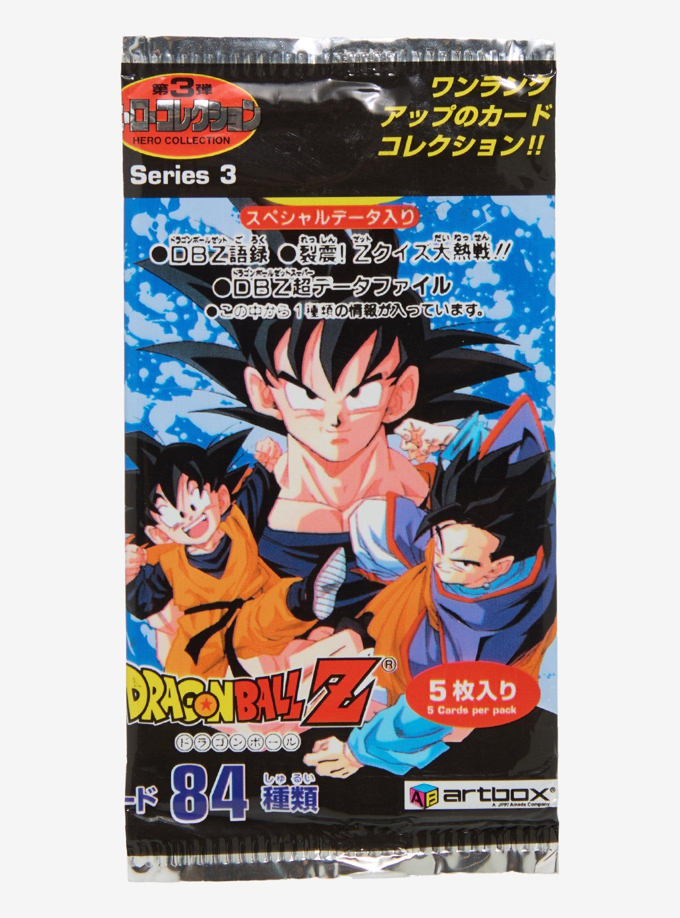 Dragon Ball Z Hero Collection Series 3 Japanese Trading Card Pack