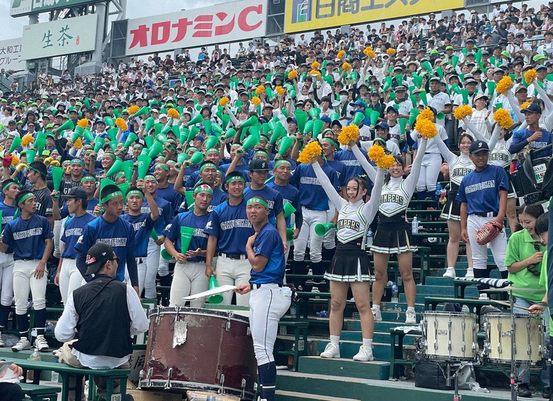 岡山学芸館が響かせる名物 ファジアーノの桃太郎チャント 甲子園