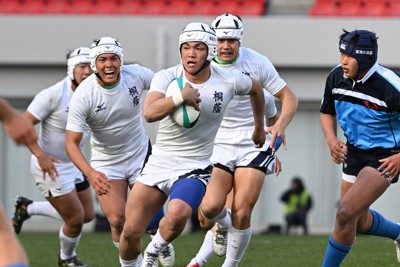 桐蔭学園が連覇で「高校2冠」 高校ラグビー 東海大大阪仰星降す | 毎日新聞
