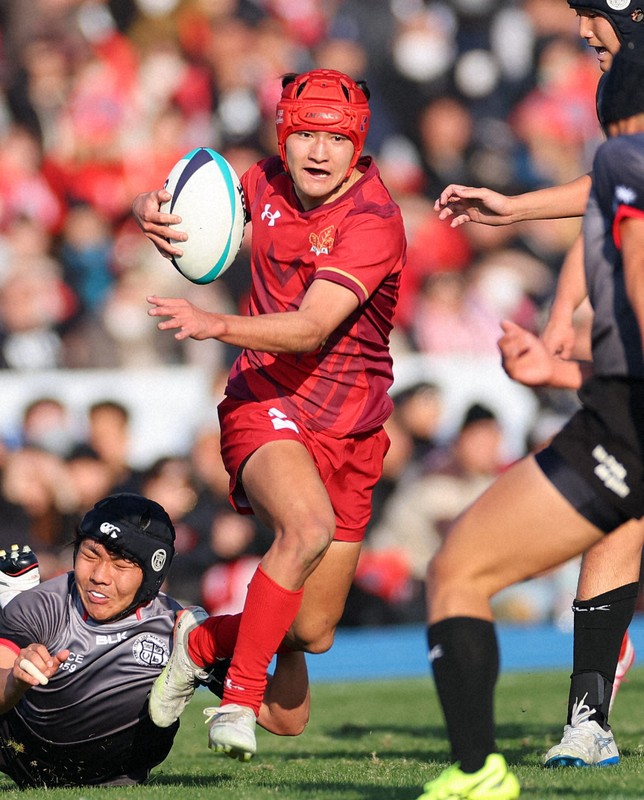 流通経大柏ー名古屋（1回戦）全国高校ラグビー [写真特集1/6] | 毎日新聞