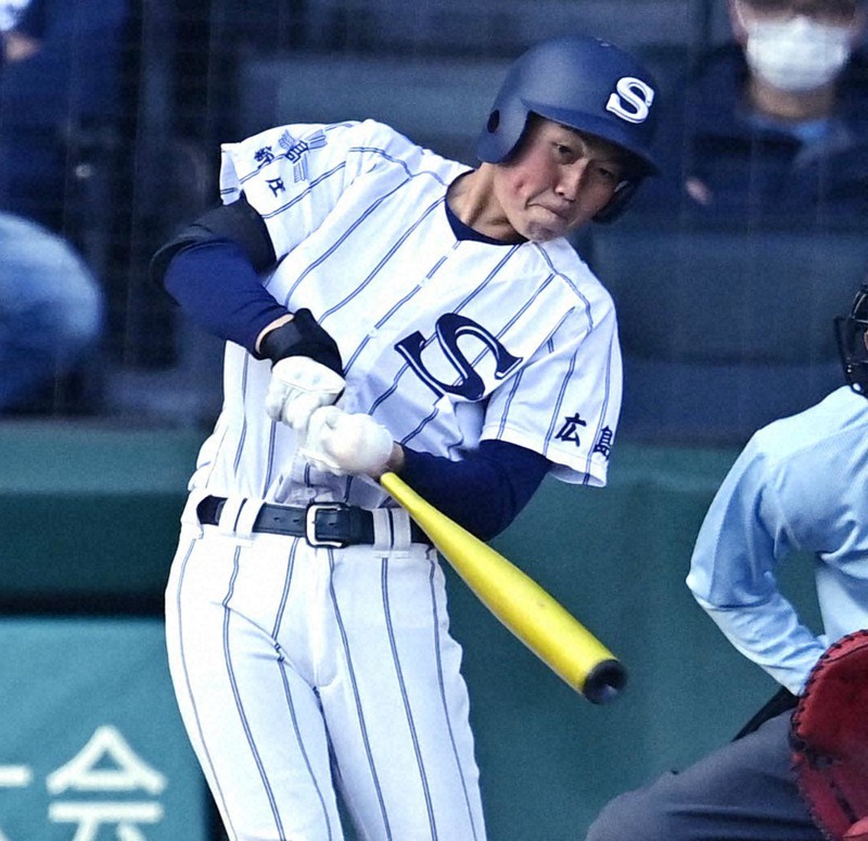 広島新庄・花田 「狙って振った」サヨナラ打 選抜高校野球 | 毎日新聞