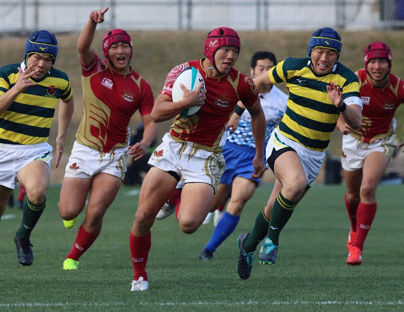 流経大柏が3回戦へ 大津緑洋降す 高校ラグビー | 毎日新聞