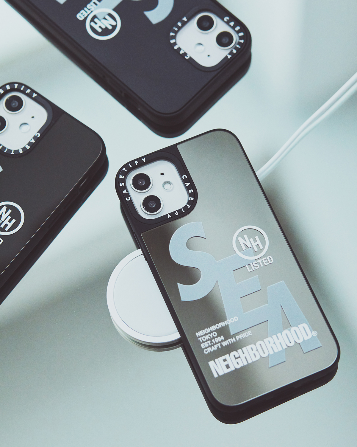 NEIGBORHOOD × WIND AND SEA × CASETiFYのトリプルコラボアイテム