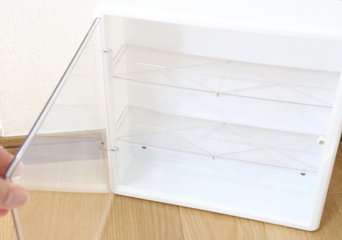 ぽっぽ8個 超人気ダイソー 透明コレクションケース 組立タイプ新品未