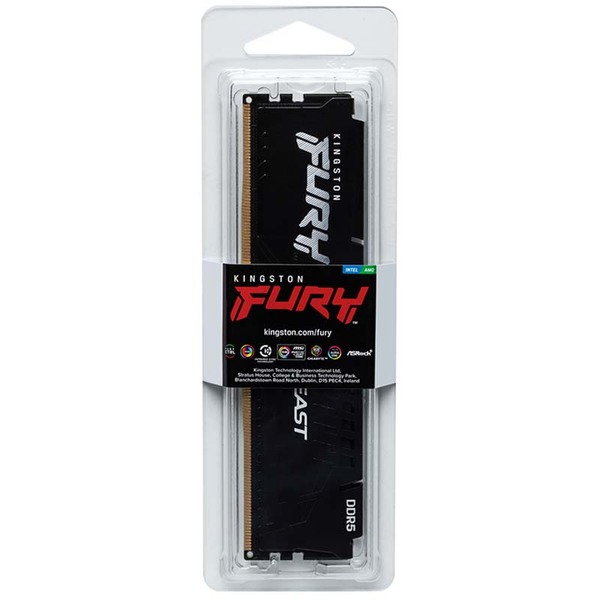 Kingston FURY Beast 16GB (1 x 16GB) DDR5 5200 MHz, CL40 Memory