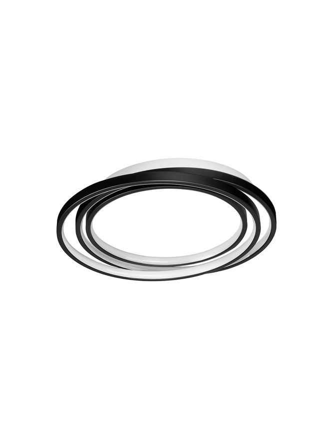 Nova Luce | Ceiling - ARBOR - Matt Black Metal & Acrylic