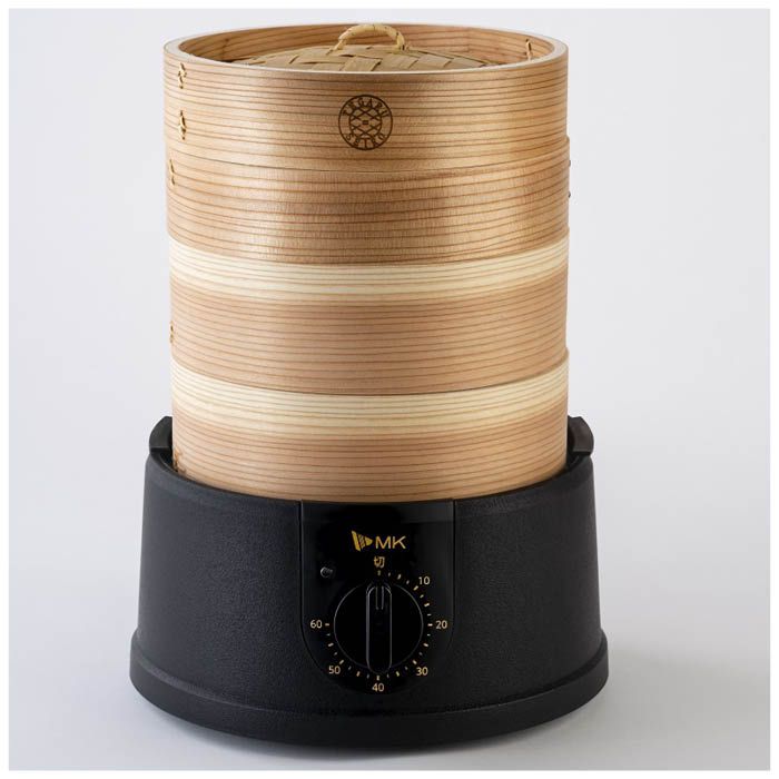 エムケー精工 電気せいろ「TEGARU = SEIRO」 電気セイロ 18cmタイプの