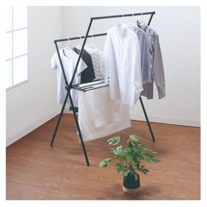 ナフコ X型インテリア室内物干し NISM-X-01の通販｜室内物干し・物干