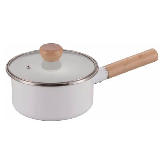 IHホーロー片手鍋 16cmG蓋付 WHの通販｜IH対応鍋｜調理器具