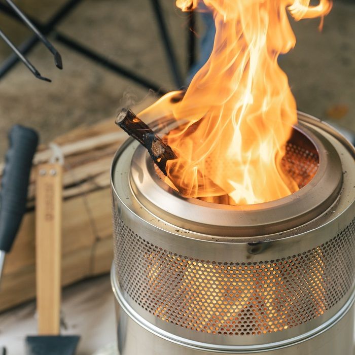 ナフコ フレイムストーブMAXMINI-MESH NF-BMAX-MIMEの通販｜焚き火台