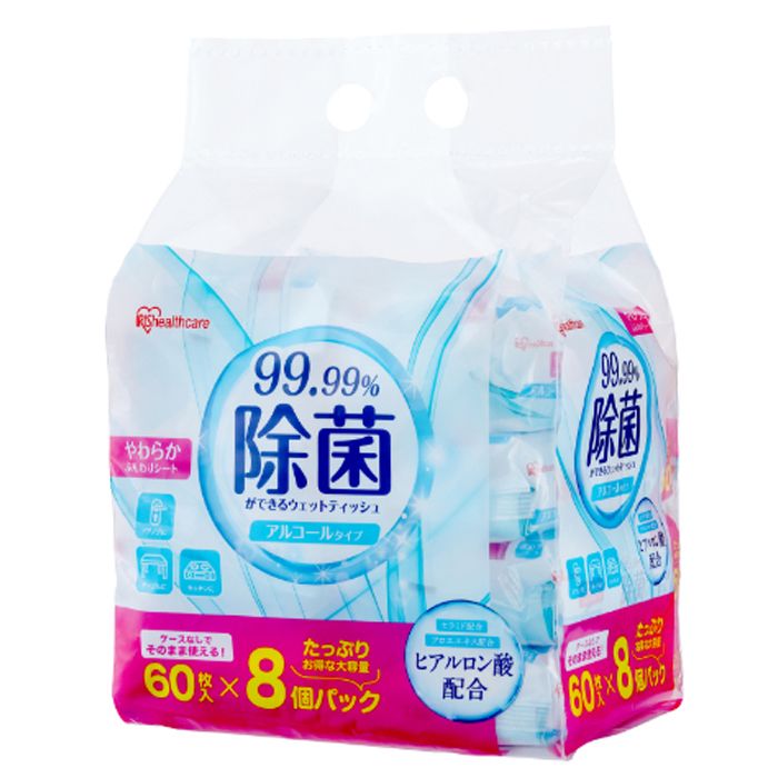 アイリスオーヤマ 除菌ができるウェットティッシュ アルコールタイプ